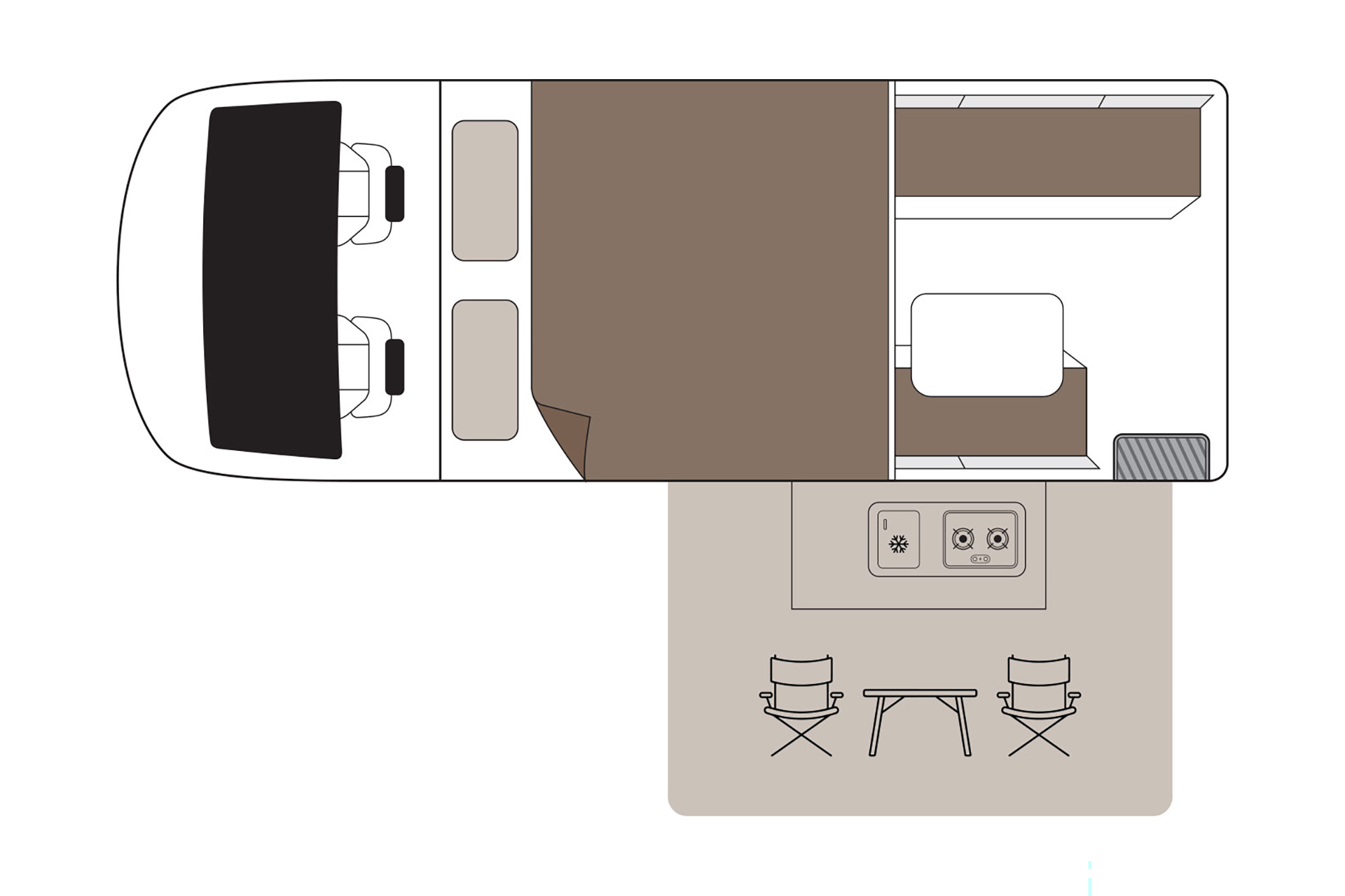 Daytime floor plan