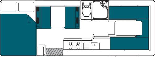 Daytime 4 Berth Beach