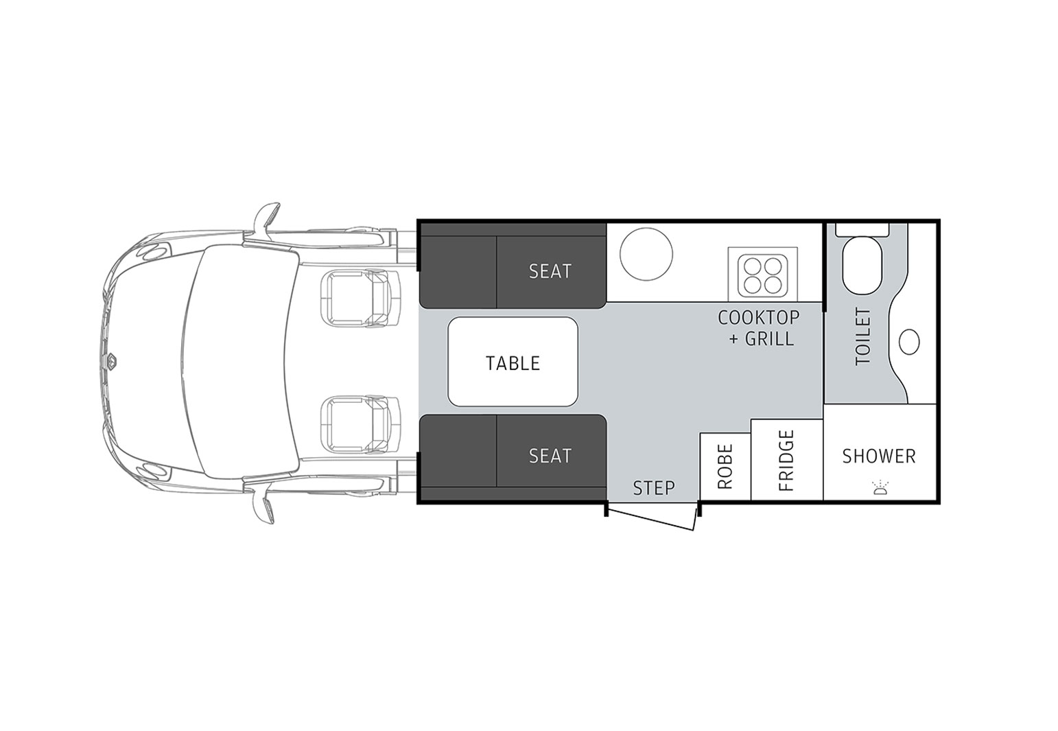 Daytime floor plan