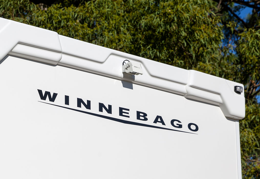 Winnebago Cottesloe Exterior Rear Logo Signage Additional lifestyle extras