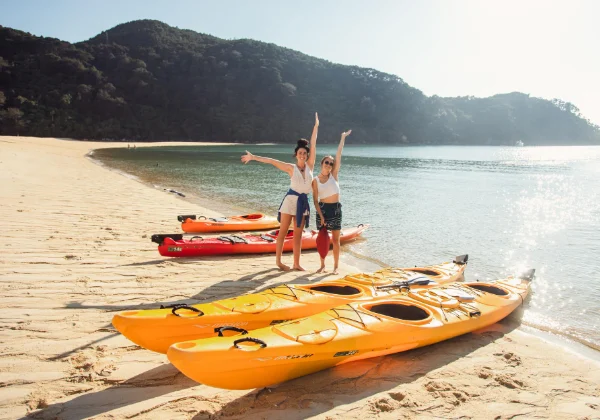 Friends about to go Kayaking