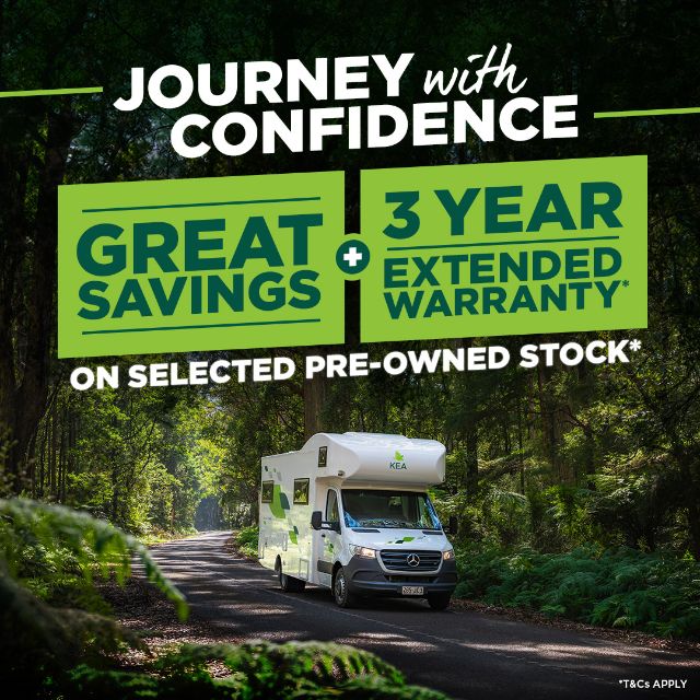 KEA Motorhomes Journey With Confidence Promo Banner