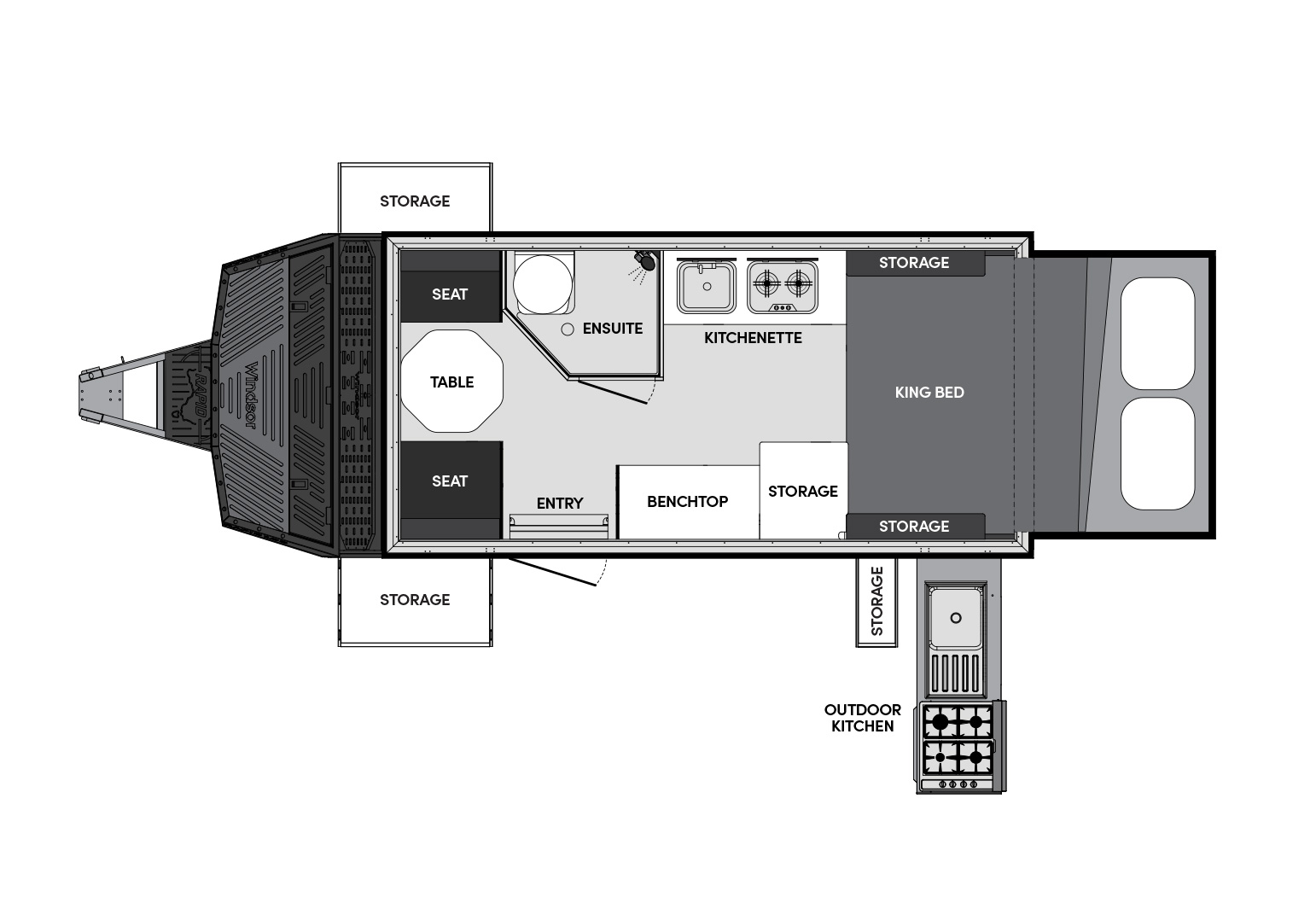 Daytime floor plan