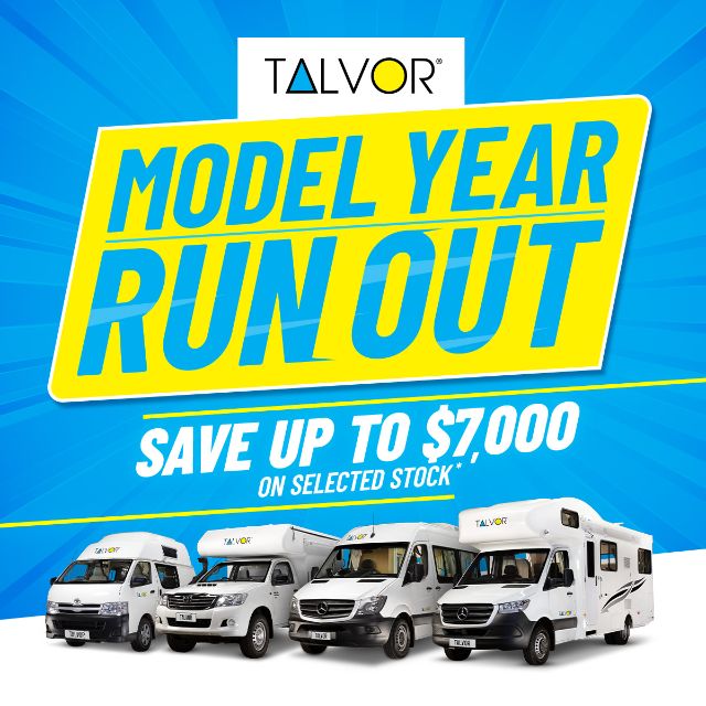 Talvor Model Year Run Out Promo Banner