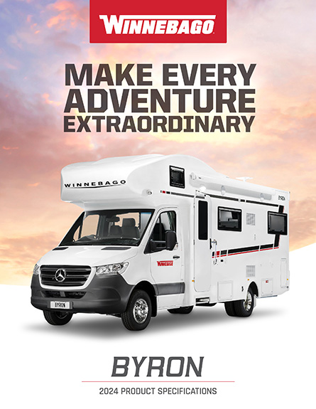 Brochure for Winnebago Byron Motorhome