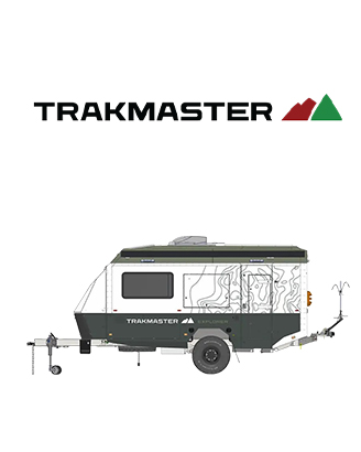 Trakmaster Brand Logo And Hero Recreational Vehicle Featuring High-Performance Off-Road Caravans Designed For Serious Adventurers And Outdoor Enthusiasts.