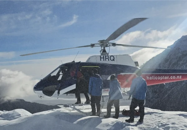 Helicopter on Franz Josef Glacier