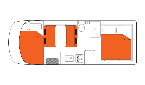 Night Euro Camper