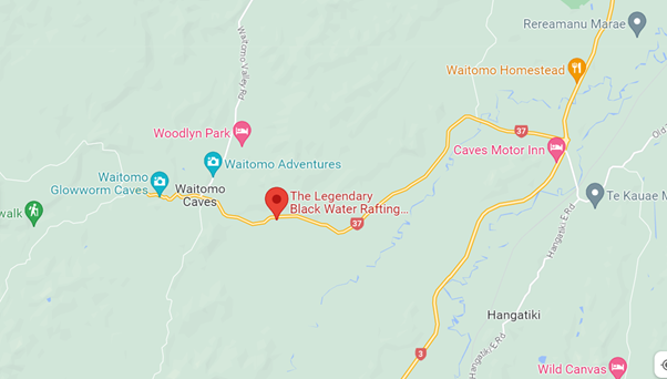 waitomo-glowworm-caves Map
