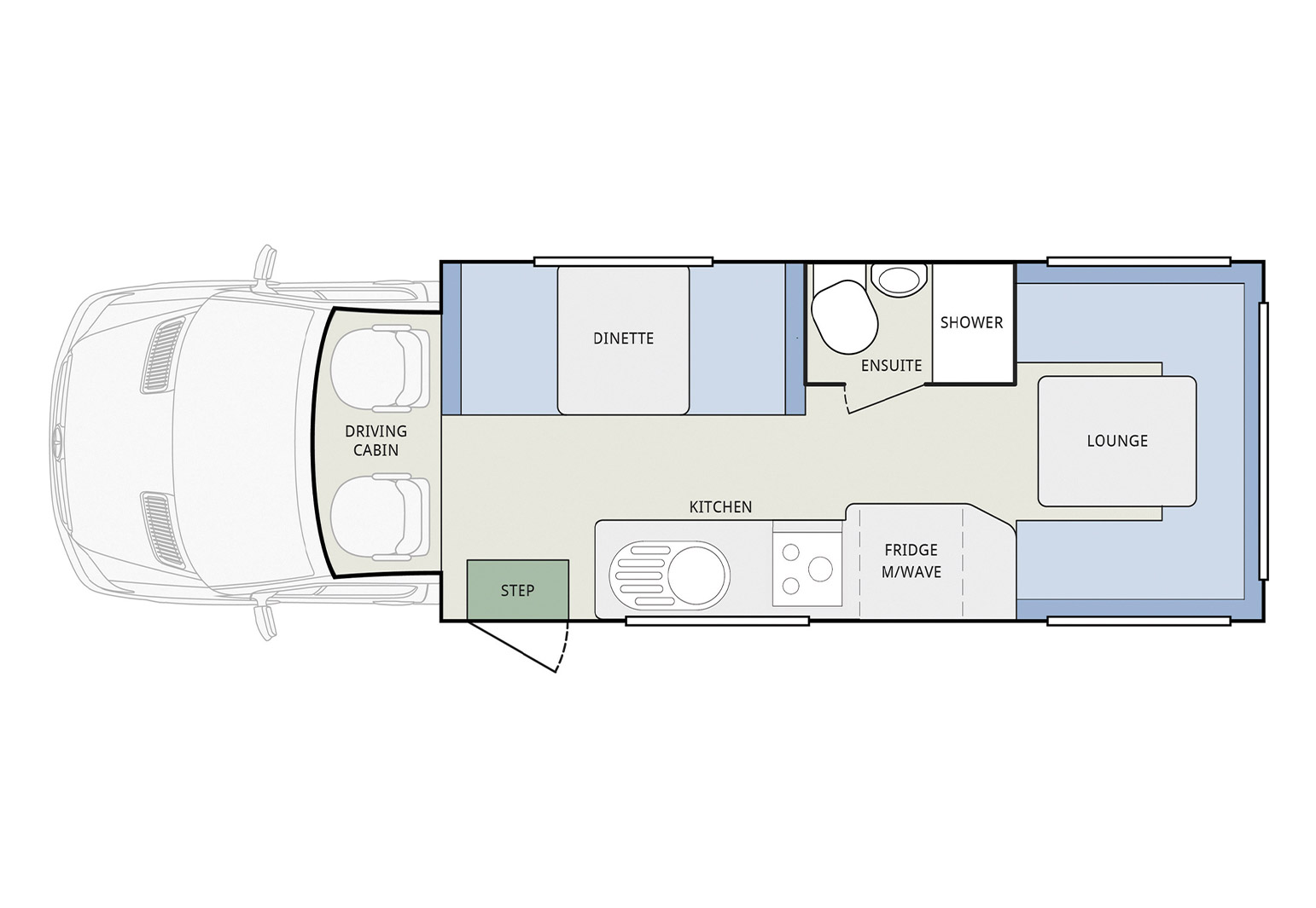Daytime floor plan