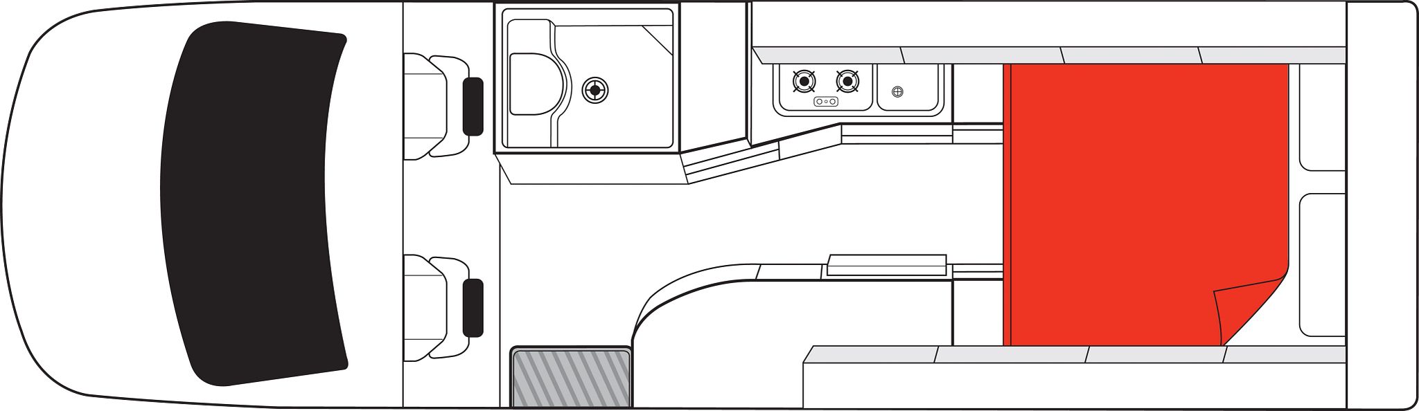 Floor Plan Nighttime