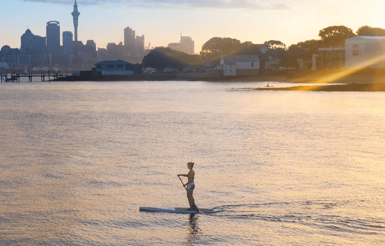 Paddle boarding