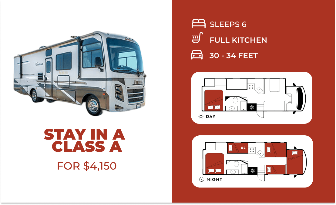 Class A RV Rental Sebring