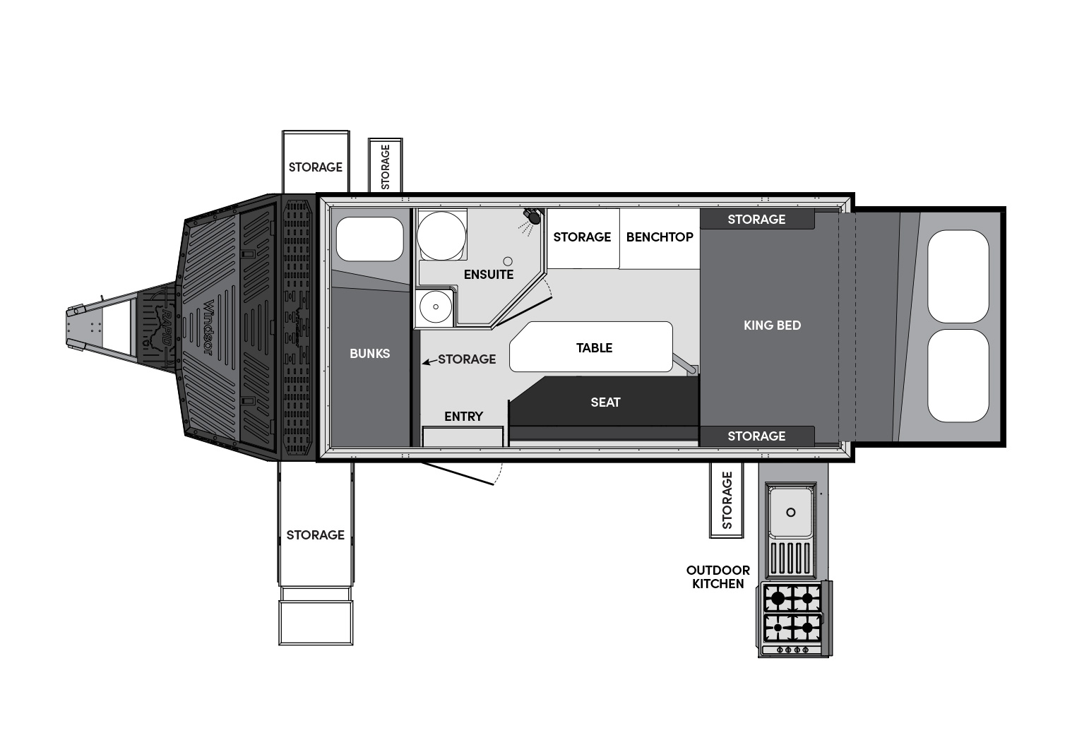 Daytime floor plan