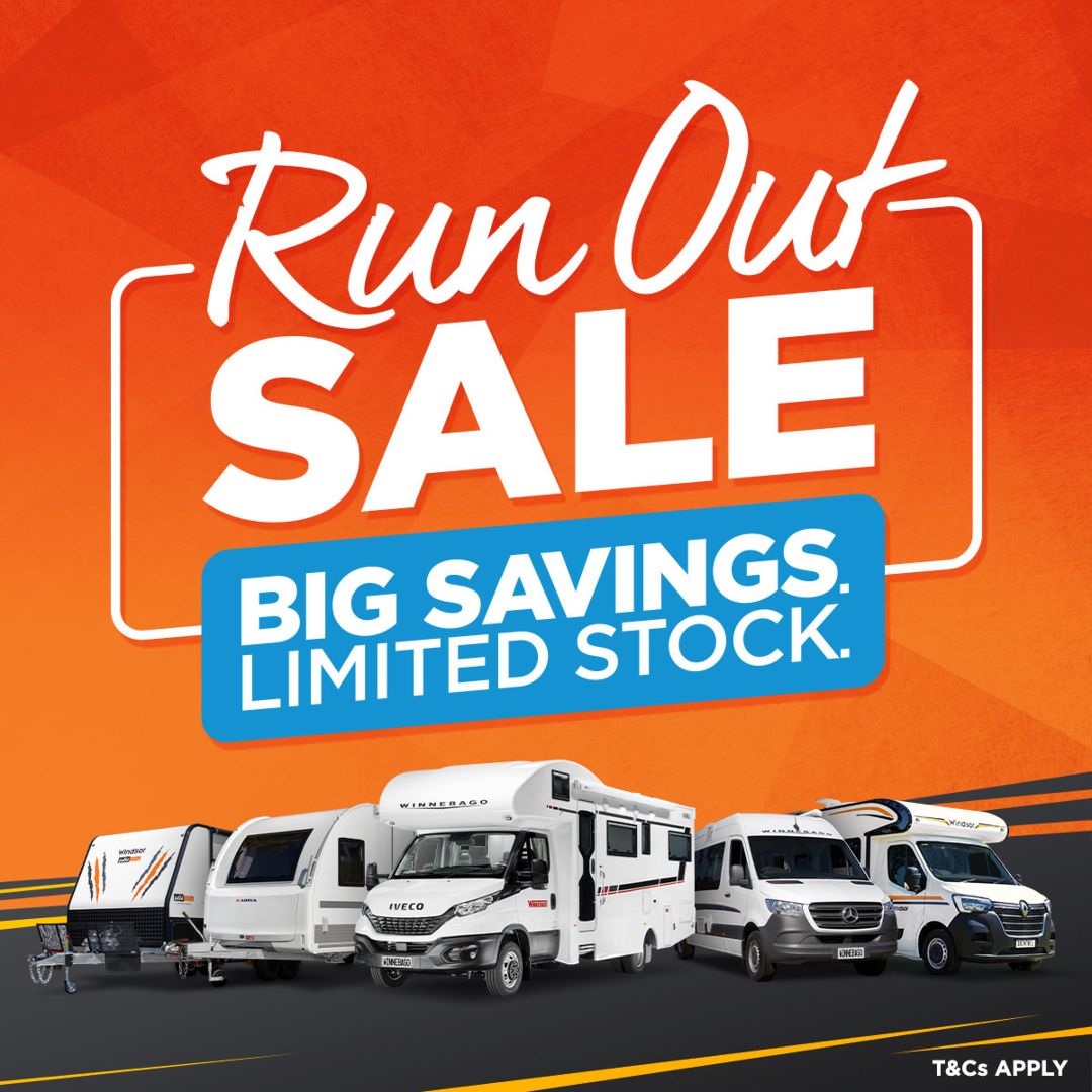 Promo Tile Featuring Run Out Sale. T&Cs apply.