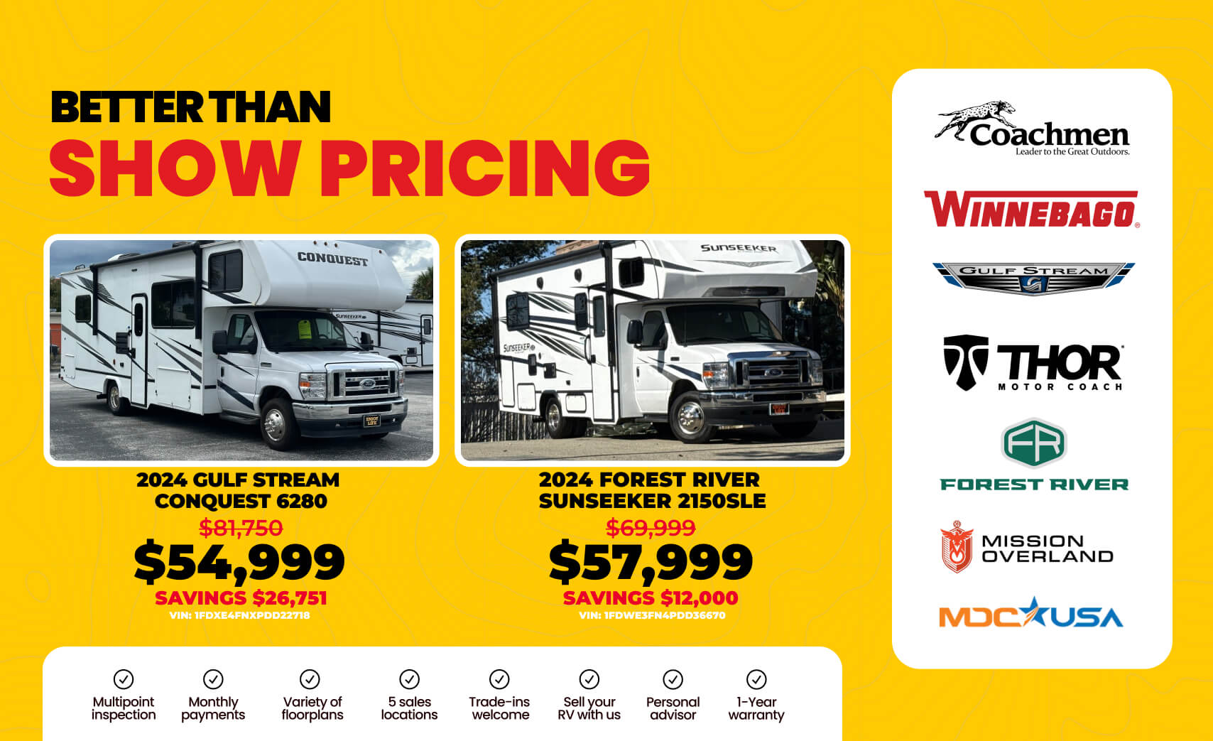 El Monte RV Sales Center | Explore All Used RVs | Call Today