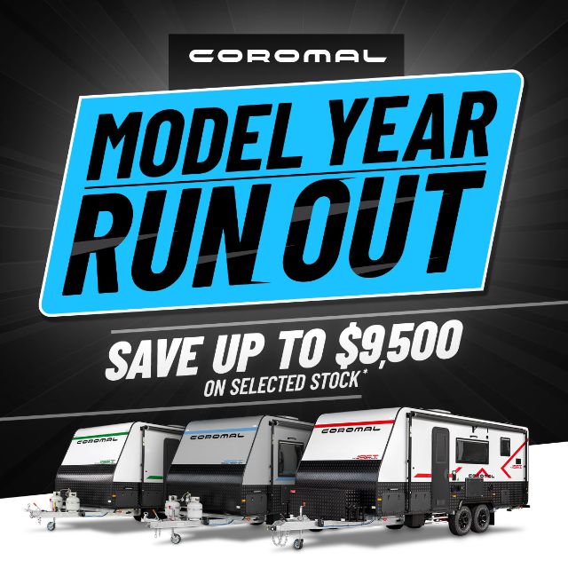 Coromal Model Year Run Out Promo Banner