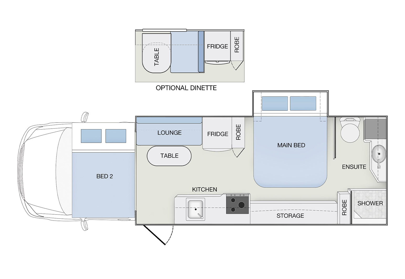 Night floor plan