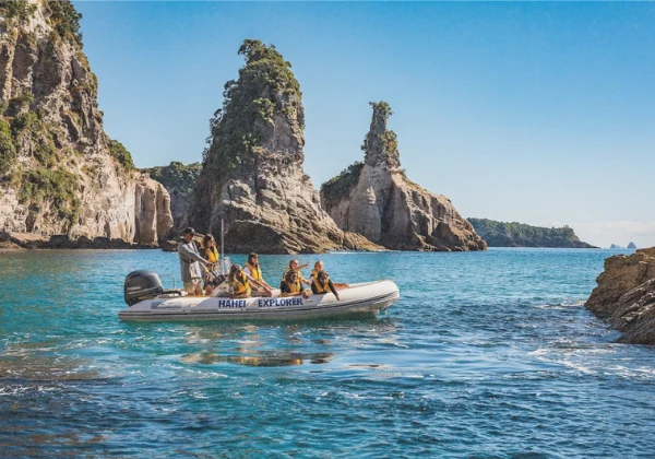Inflatable boat tour