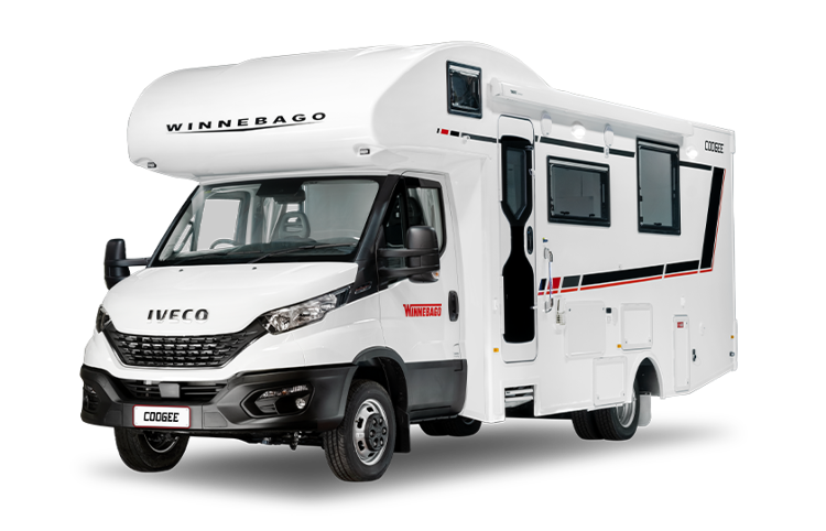 Winnebago Coogee 4 Berth Motorhome Vehicle Cut Out Transparent Background